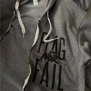 Flag nor Fail zip up